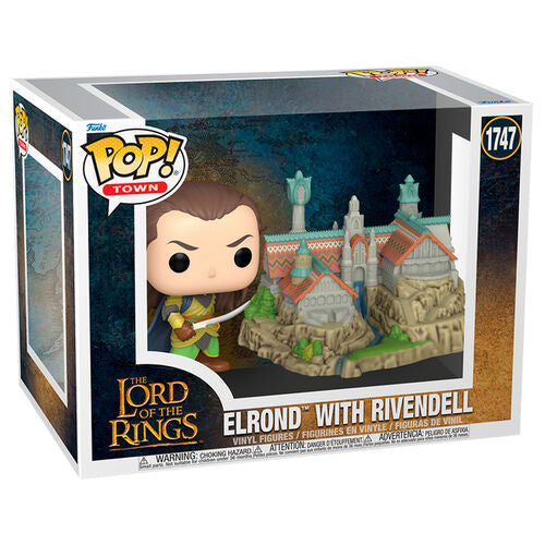 Figura POP Town El Señor de los Anillos Lord Elrond with Rivendell