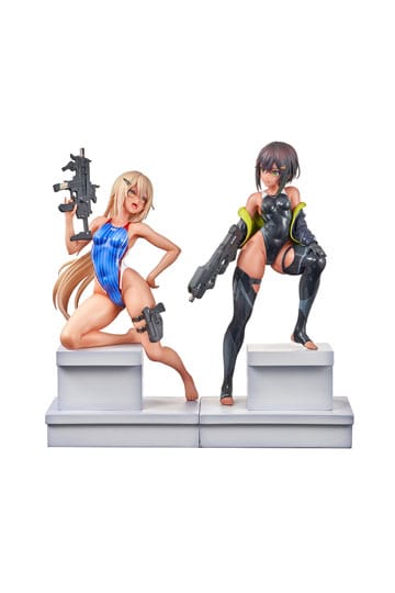 Arms Note Estatuas 1/7 Swim Team Bucho-chan and Kohai-chan 22 cm - Otakuya