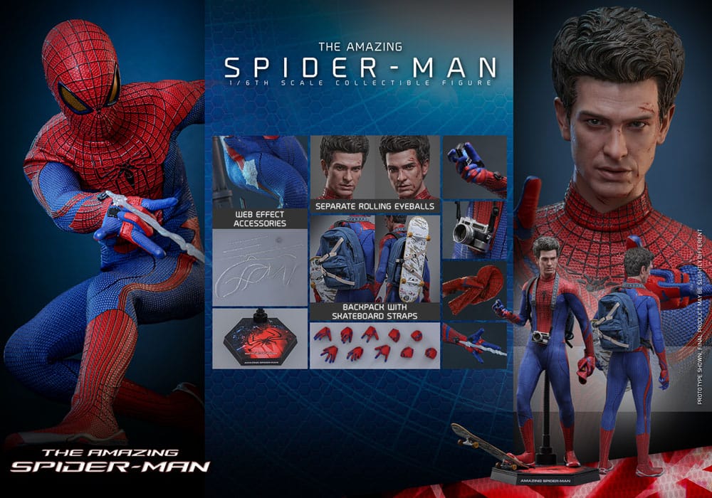 The Amazing Spider-Man Figura Movie Masterpiece 1/6 Spider-Man 30 cm  