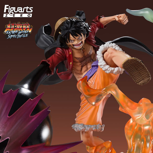 FIGURA MONKEY D LUFFY FIGUARTS ZERO EXTRA BATTLE SPECTACLE RED ROC - Otakuya