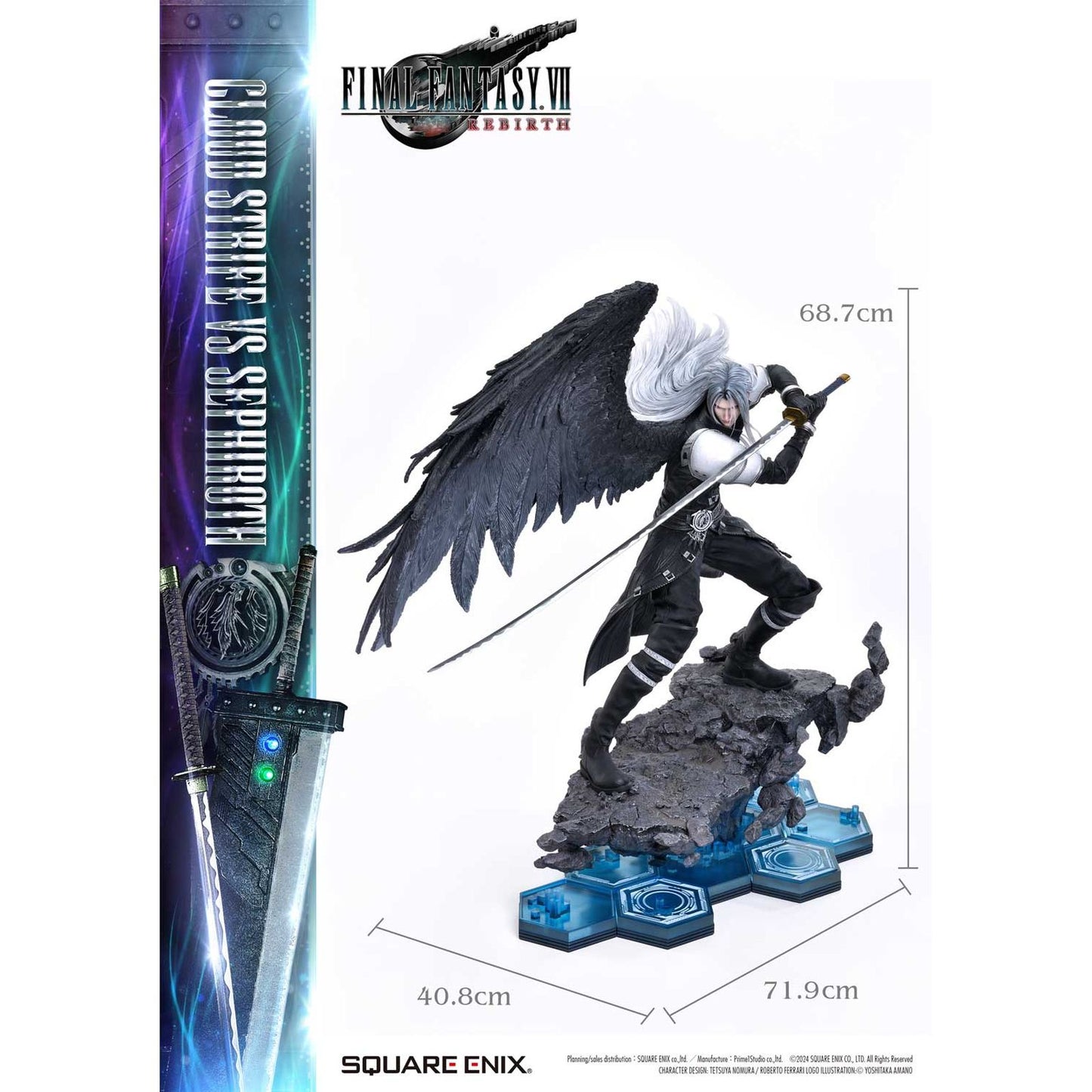 Estatua resina Sephiroth 69cm Final Fantasy VII Rebirth Masterline 1/4