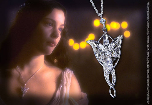 El Señor de los Anillos Colgante de Arwen Evenstar (Plata de ley)