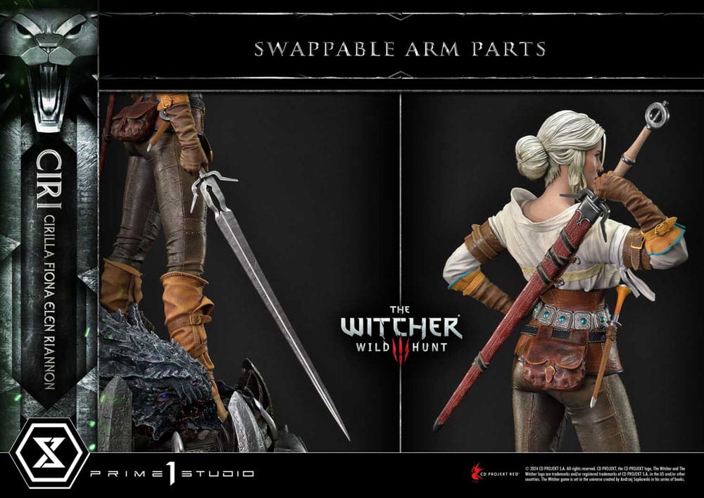 The Witcher 3: Wild Hunt Museum Masterline Estatua 1/3 Wild Hunt Ciri Fiona Elen Riannon 81 cm