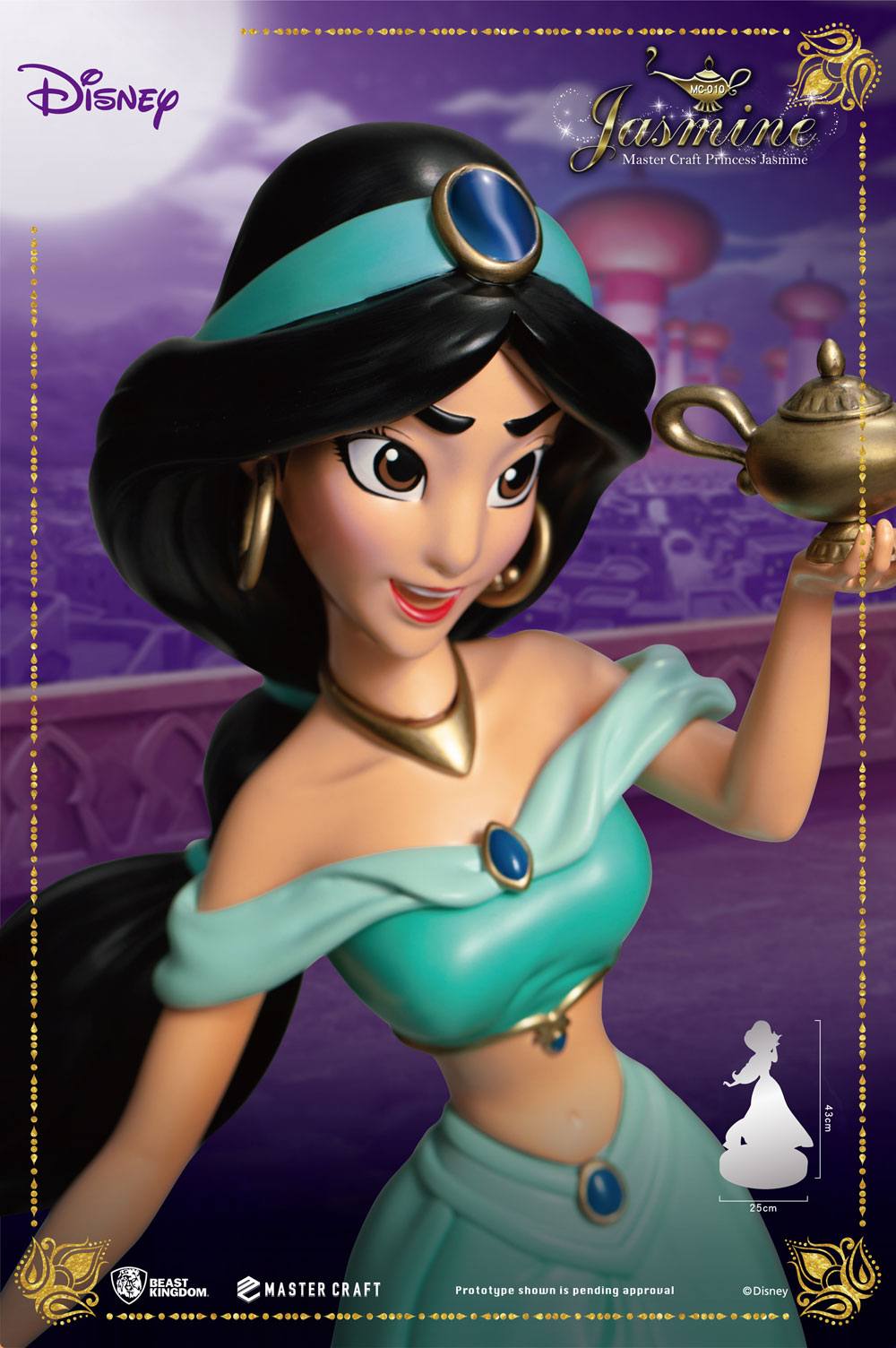 Figura Disney (Aladdin) Estatua Master Craft Jasmine 38 cm  