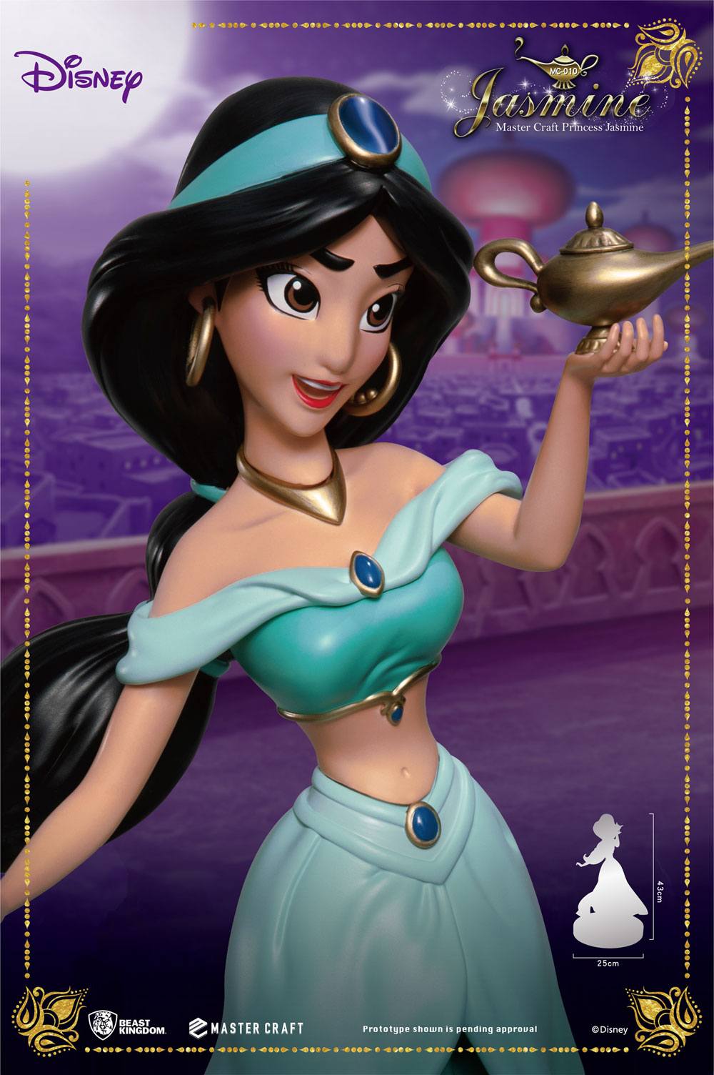 Figura Disney (Aladdin) Estatua Master Craft Jasmine 38 cm  