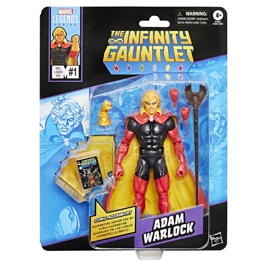 Figura Adam Warlock The Infinity Gauntlet Marvel Legends 15cm