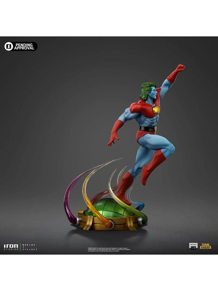 Figura Capitán Planeta y los planetarios Estatua 1/10 Art Scale Captain Planet 24 cm  