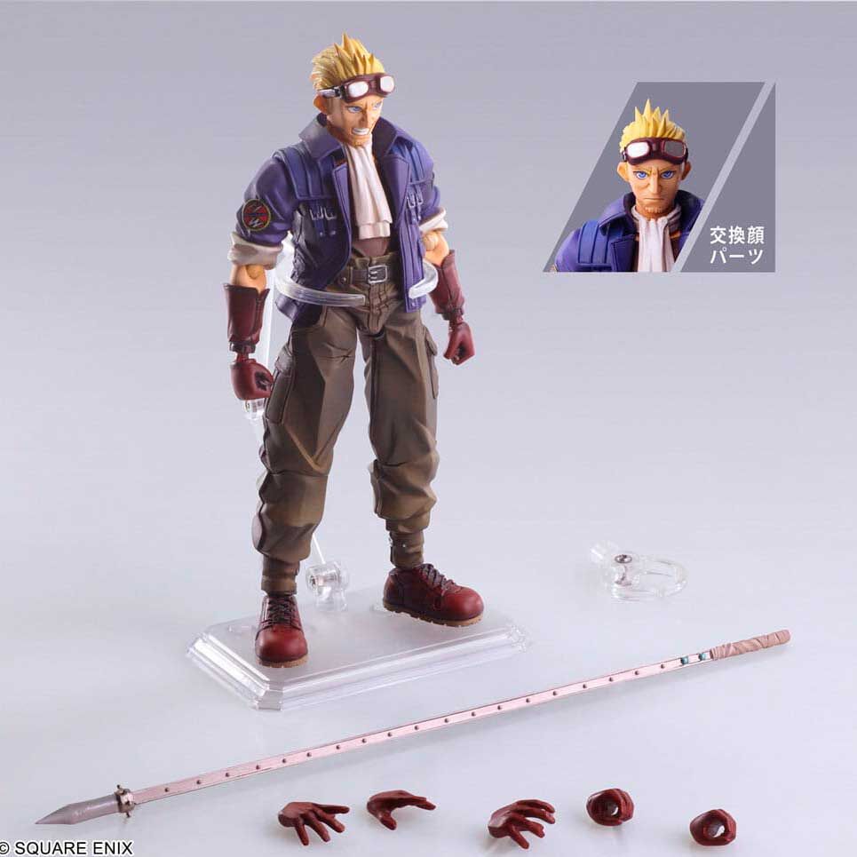 Figura Cid Highwind Final Fantasy VII Bring 15cm  