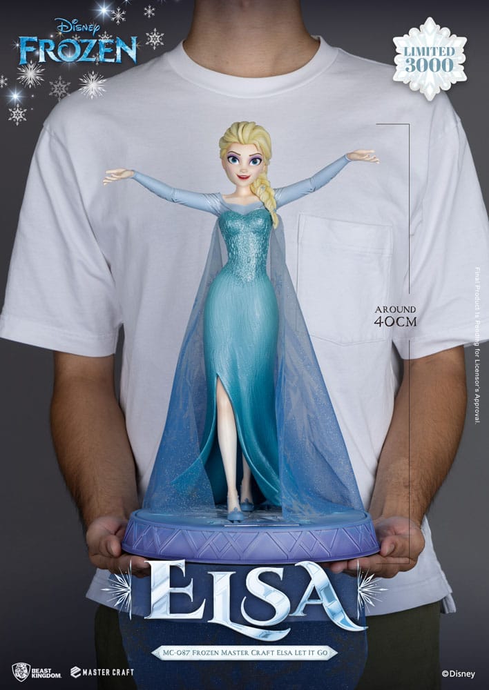 Frozen: El Reino del Hielo Estatua Master Craft Elsa Let It Go 40 cm  