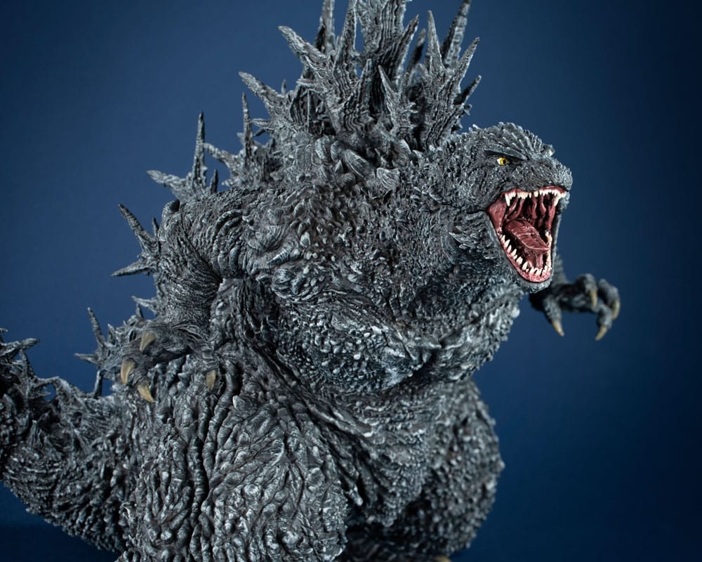 estatua de godzilla