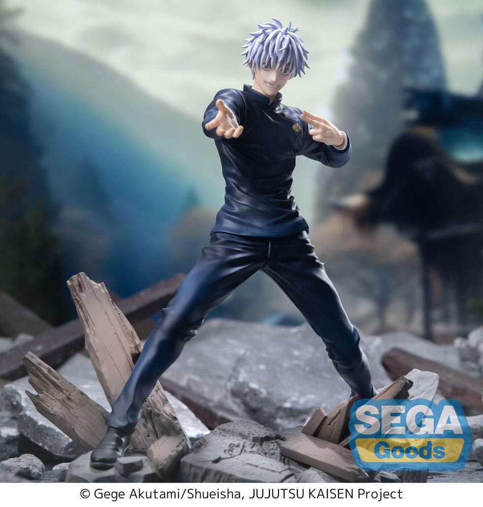 FIGURA SATORU GOJO FIERCE BATTLE JUJUTSU KAISEN HIDDEN INVENTORY LUMINASTA  