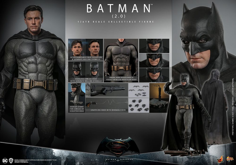 Figura Batman Movie Masterpiece 1/6 Hot Toys  