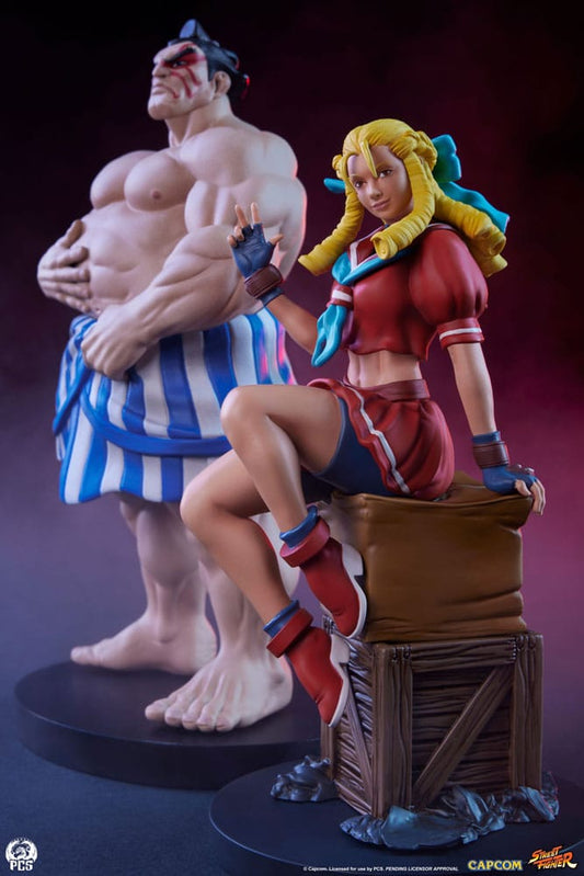 Figura Street Fighter Street Jam Estatuas 1/10 Karin & E. Honda  