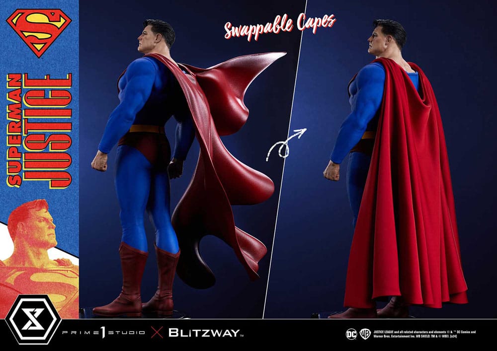 figura de resina superman justice