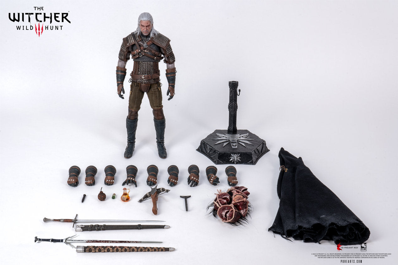 Geralt de Rivia Figura Articulada 30 cm Escala 1/6 The Witcher 3: Wild Hunt  