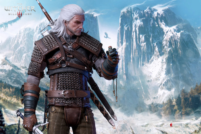 Geralt de Rivia Figura Articulada 30 cm Escala 1/6 The Witcher 3: Wild Hunt  