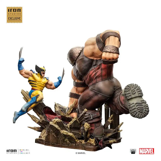 figura de wolverine y juggernaut