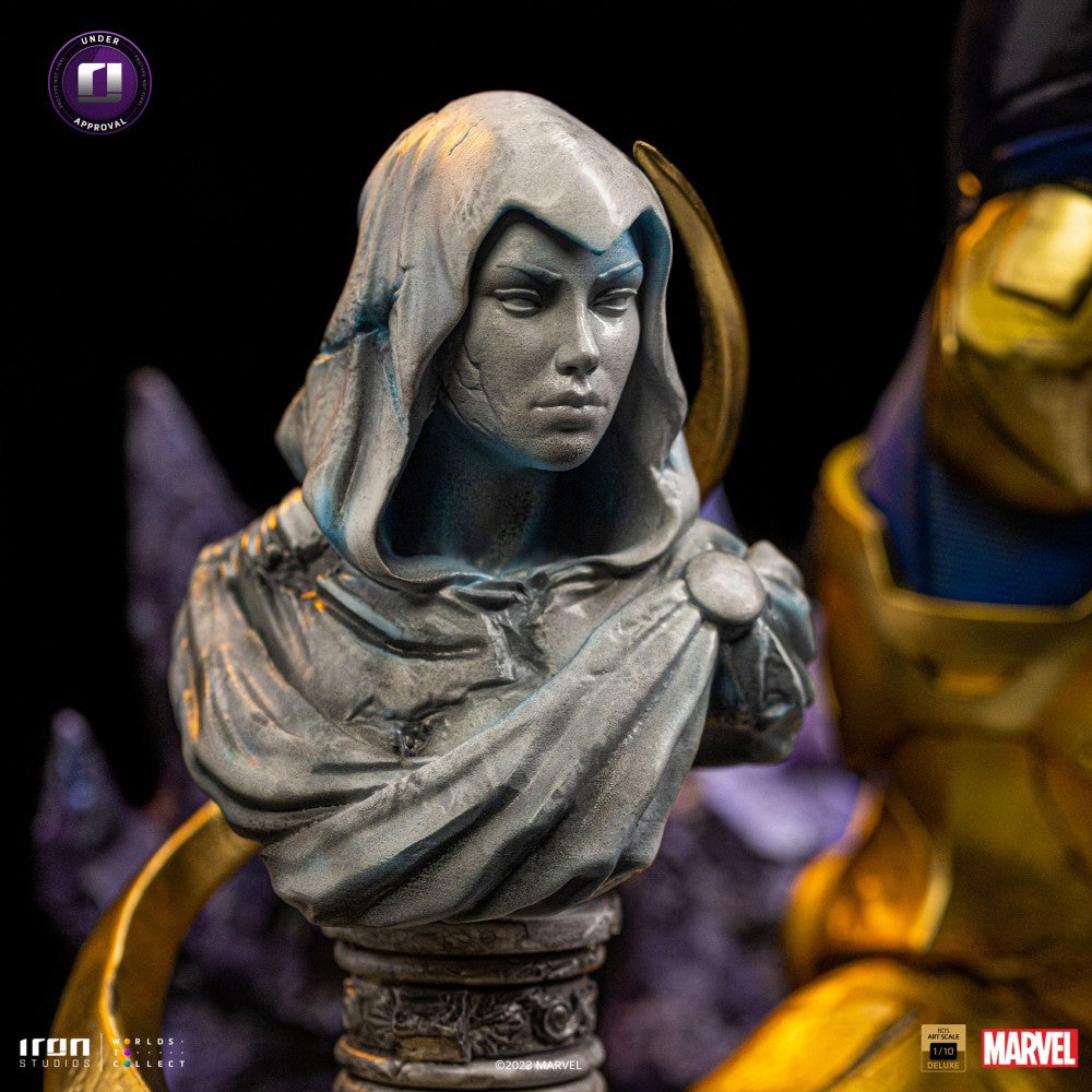 figura de resina de thanos