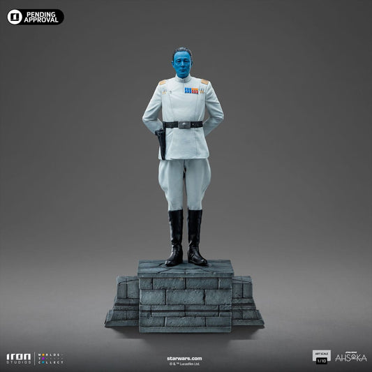 Star Wars Ahsoka Estatua 1/10 Art Scale Grand Admiral Thrawn 25 cm