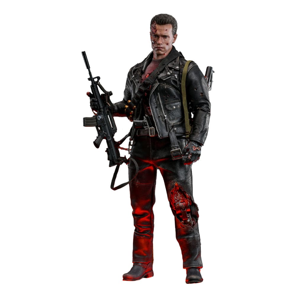 Terminator 2 Figura 1/6 Movie Masterpiece T-800 Battle Damaged Version 2.0 32 cm  