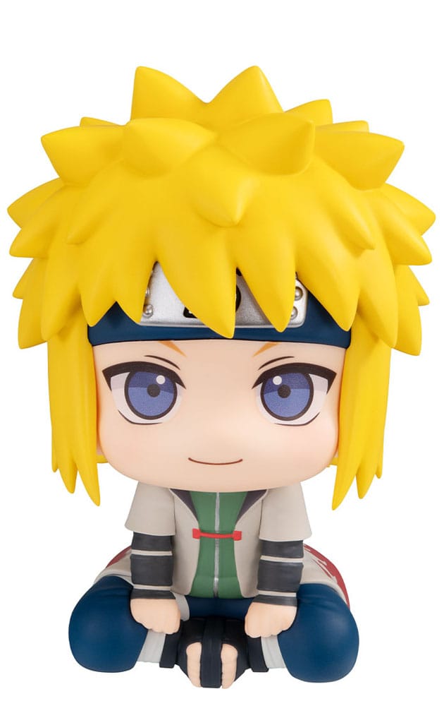 Figuras Naruto Shippuden Estatua Look Up Naruto Uzumaki Six Paths Sage Mode & Minato Namikaze 11 cm (with gift)