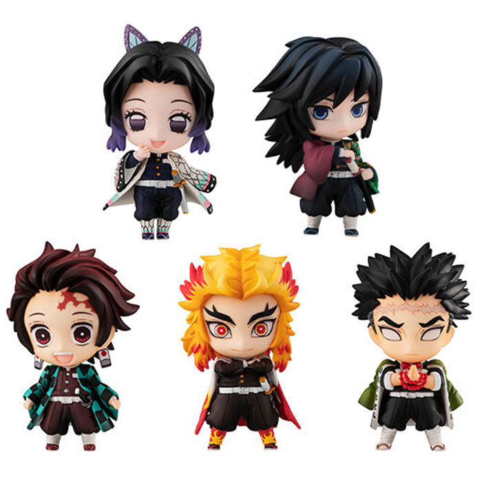 Pack 5 figuras Tanjiro And The Hashiras Mascot Demon Slayer Kimetsu No Yaiba Ver.A - Otakuya