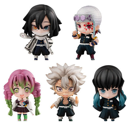 Pack 5 figuras Tanjiro And The Hashiras Mascot Demon Slayer Kimetsu No Yaiba Ver.B - Otakuya