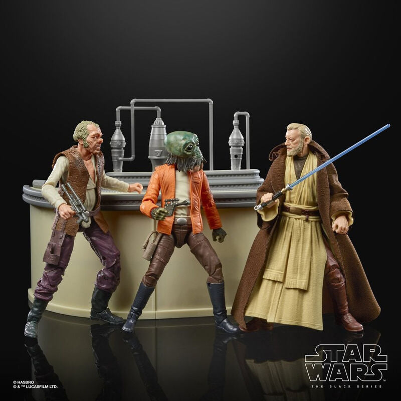 Set figuras The Power Of The Force Cantina Showdown Black Series Star Wars - Otakuya