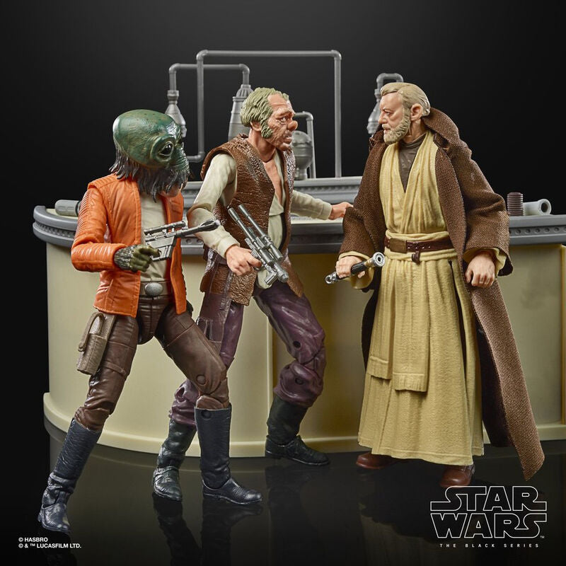 Set figuras The Power Of The Force Cantina Showdown Black Series Star Wars - Otakuya