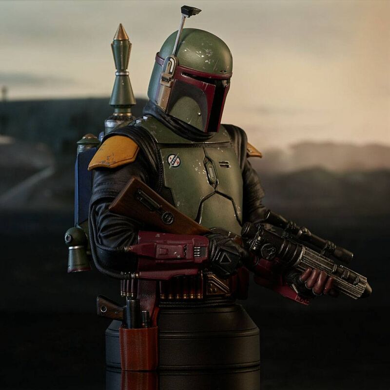 Busto Boba Fett The Book of Boba Fett Star Wars 15cm - Otakuya