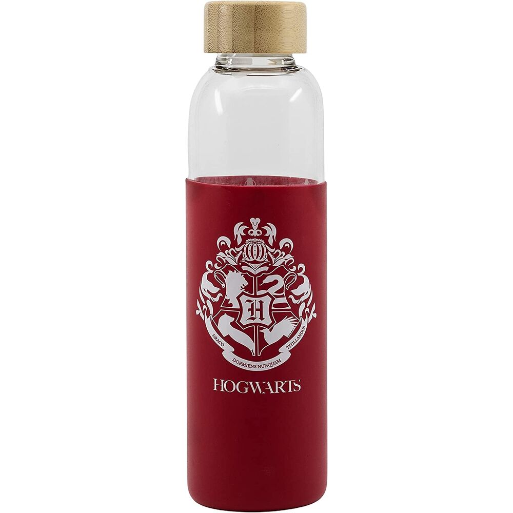 Botella cristal Harry Potter funda silicona 585ml - Otakuya