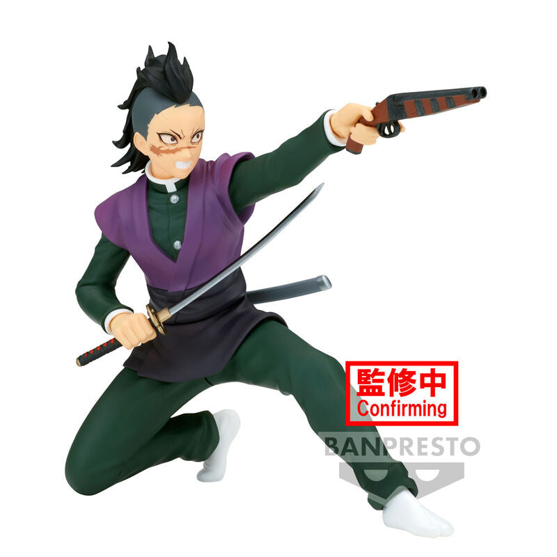 Figura Genya Shinazugawa Vibration Stars Demon Slayer Kimetsu no Yaiba 12cm - Otakuya