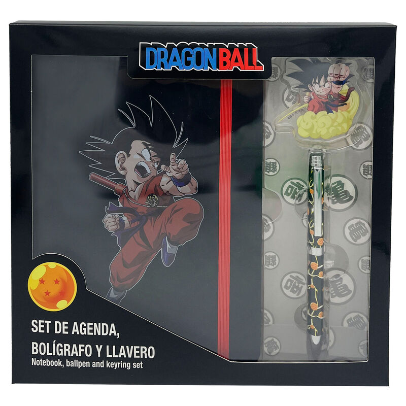 Set diario + boligrafo + llavero Dragon Ball - Otakuya