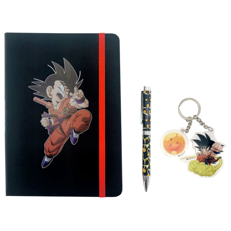 Set diario + boligrafo + llavero Dragon Ball - Otakuya