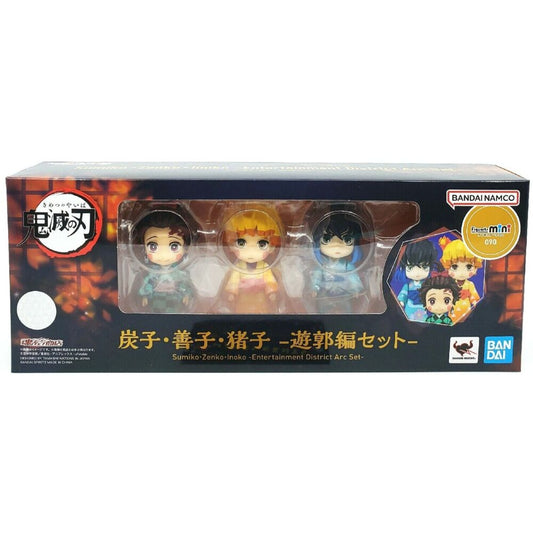 Blister 3 figuras Figuarts Mini Entertainmet District Demon Slayer Kimetsu No Yaiba - Otakuya