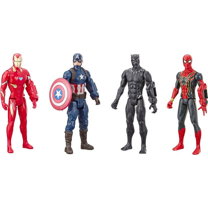 Blister 4 figuras Titan Hero Series Marvel 30cm  