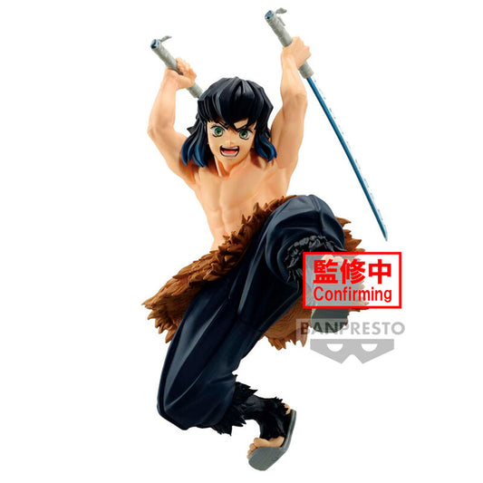 Figura Inosuke Hashibira Vibration Stars Demon Slayer Kimetsu no Yaiba 13cm - Otakuya