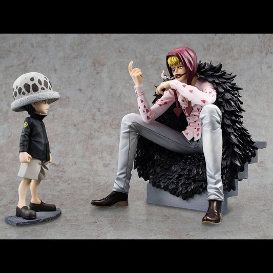 figura de law y corazon one piece