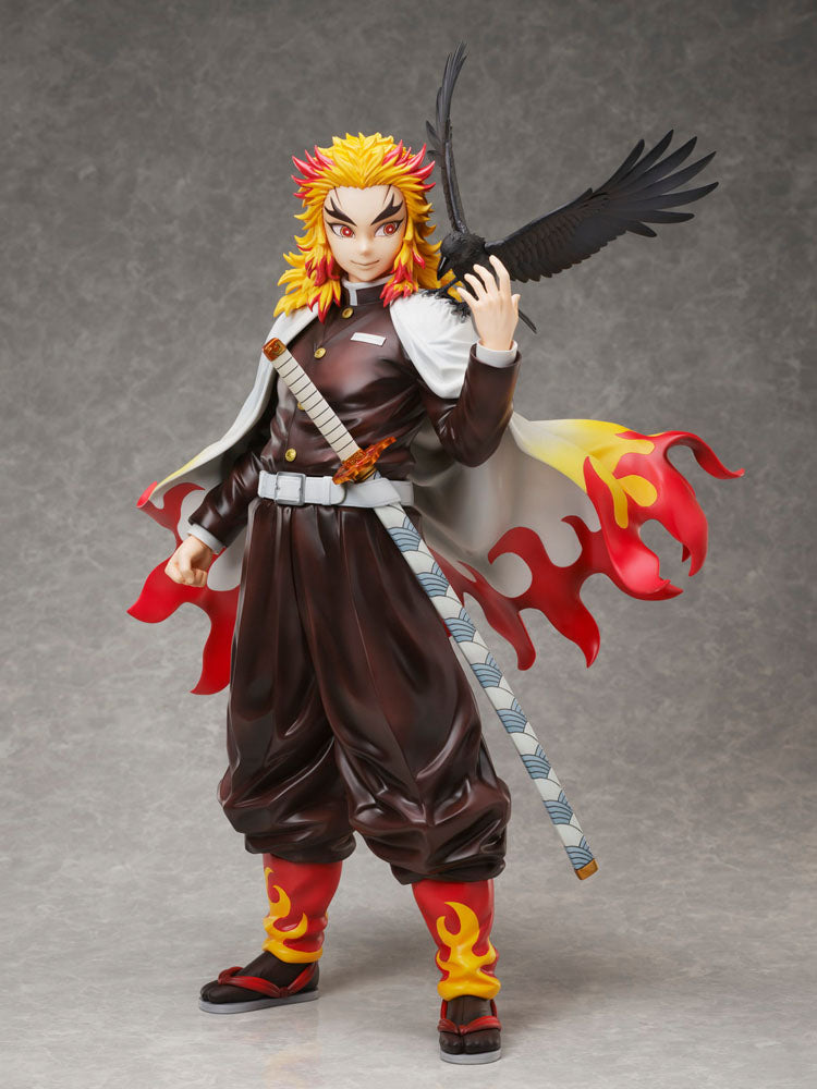 estatua de Kyojuro Rengoku Kimetsu no Yaiba de Aniplex