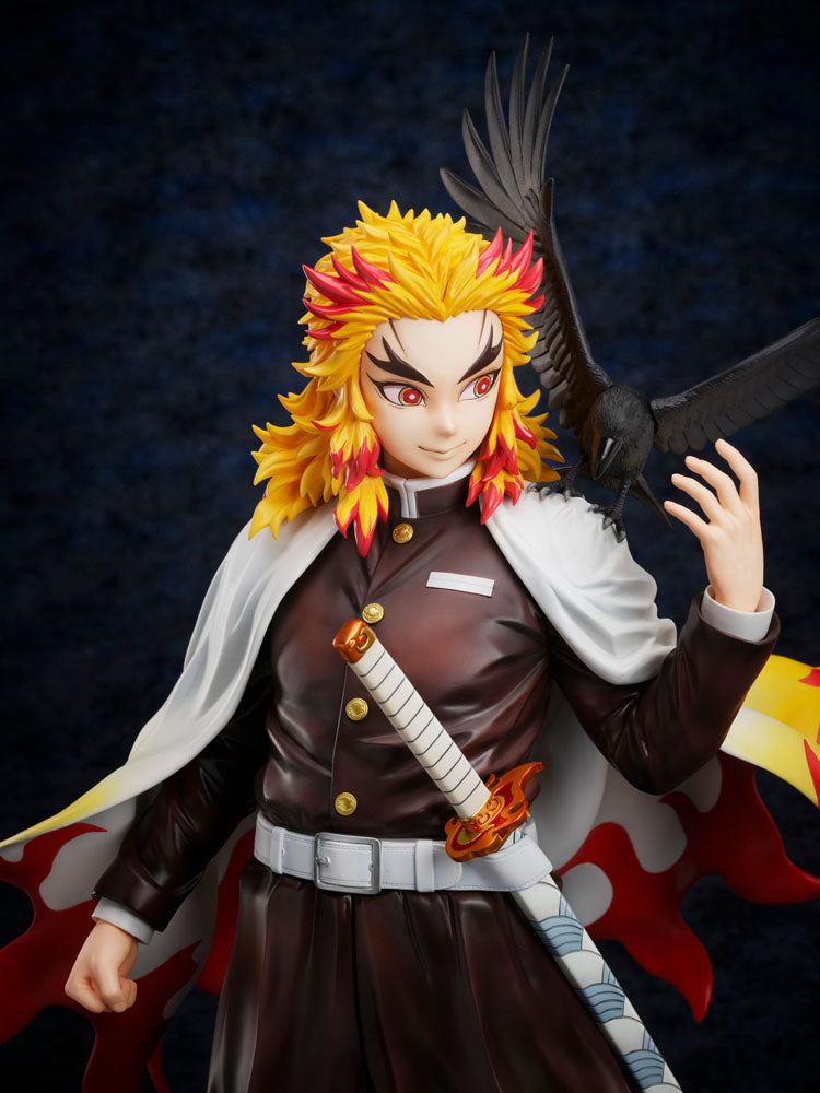 estatua de Kyojuro Rengoku Kimetsu no Yaiba de Aniplex