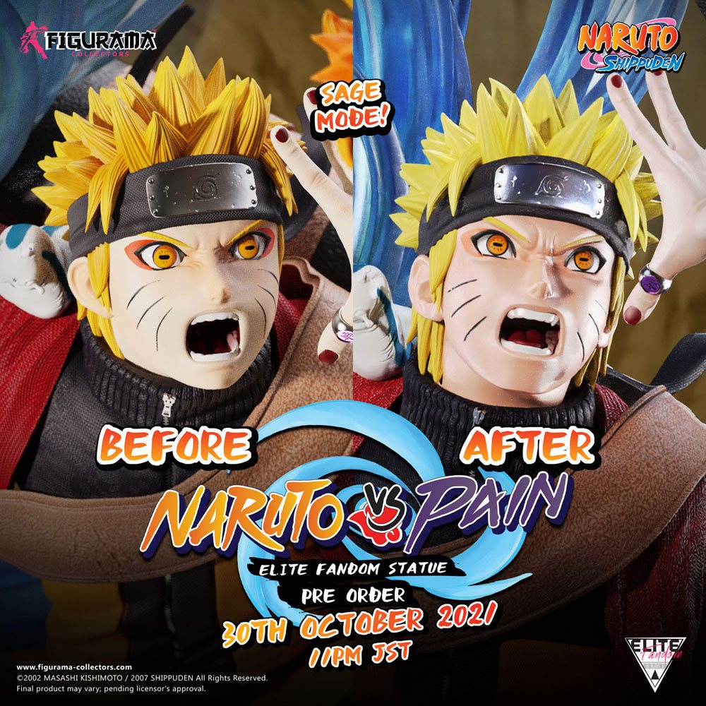 Naruto Diorama Elite Fandom 1/6 Naruto vs. Pain 69 cm - Otakuya