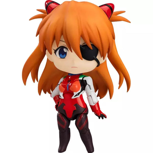 ASUKA SHIKINAMI LANGLEY PLUGSUIT VER. FIG. 10 CM REBUILD OF EVANGELION NENDOROID RE-RUN - Otakuya