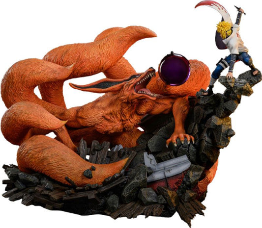 Naruto Shippuden Estatua 1/8 Battle of Destiny Namikaze Minato vs Kurama 59 cm - Otakuya