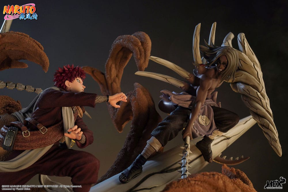 Naruto Shippuden Estatua 1/6 Elite Dynamic Gaara vs Kimimaro 61 cm - Otakuya